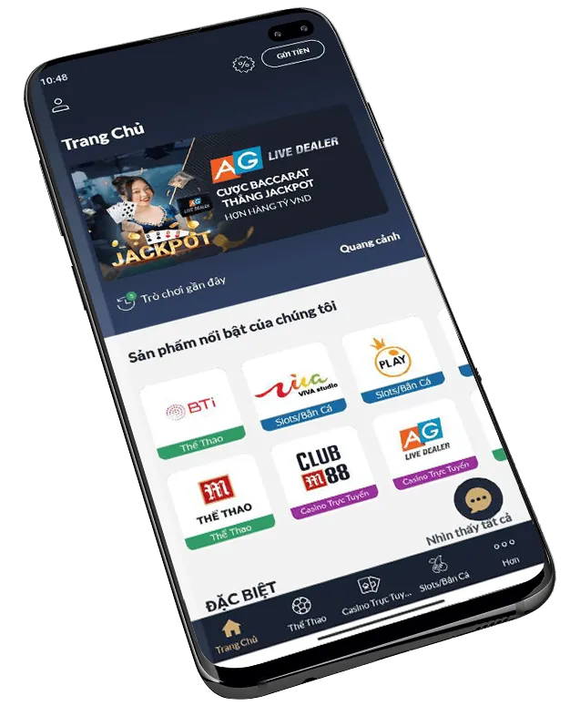 Giao diện cá cược trực tiếp của blue88 win trên điện thoại